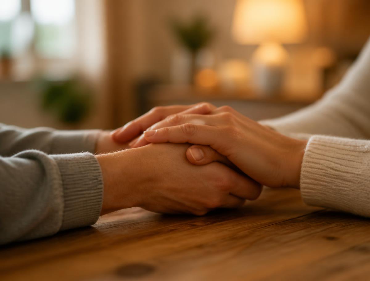 Compassionate support during a difficult moment